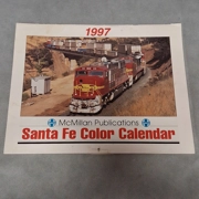 1997 Santa Fe Railroad Wall Calendar Works For 2025 2031 2042