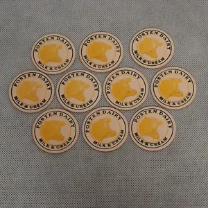 Posten Dairy Milk & Cream Bottle Caps 10