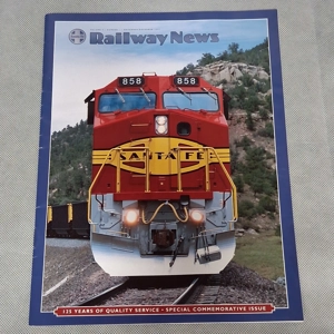 Santa Fe Railway News 1993 Santa Fe Railway 125th Commemorative Issue