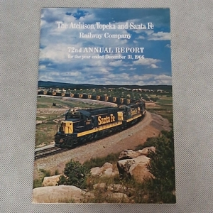 1966 The Atchison Topeka and Santa Fe Railway 72nd Annual Report
