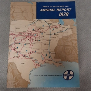 1970 Santa Fe Industries 3rd Annual Report Santa Fe Railway Railroad
