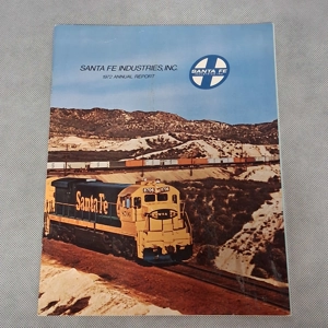 1972 Santa Fe Industries 5th Annual Report Santa Fe Railway Railroad
