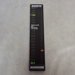 Normodyne Normozide Drug Rep Pharmaceutical Advertising Calendar 15.75