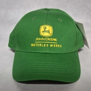 John Deere Cap Hat Green Snapback New With Tags Waterloo Works Gold Key VIP Tour