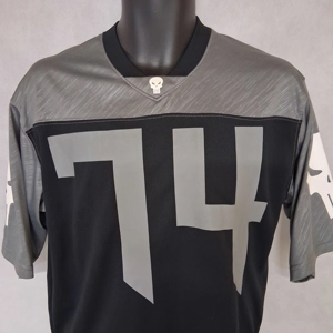 Marvel The Punisher Football Jersey Men's Small Black Gray #74