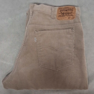 1985 Levi's 517 White Tab Jeans 36x30 Gray Corduroy Bootcut Maryville TN USA