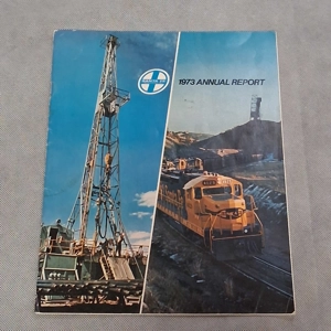 1973 Santa Fe Industries 6th Annual Report Santa Fe Railway Railroad