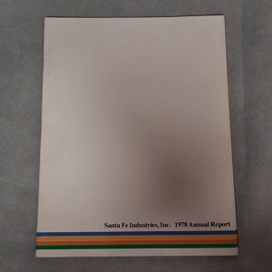 1978 Santa Fe Industries Annual Report Santa Fe Railway Railroad