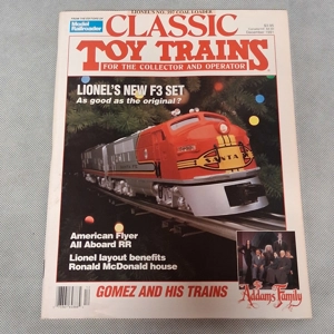 Classic Toy Trains Magazine December 1991