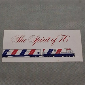 The Spirtit of 76 Seaboard Frisco Santa Fe Railroad Tour Date Flyer