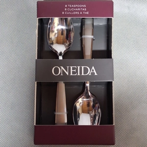 Oneida Peninsula-Castle- Jordan-Laura Teaspoons 8 Stainless Steel 6 3/8