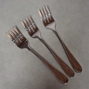 Oneida Flight Reliance Salad Forks 3 Stainless Steel 6 3/4