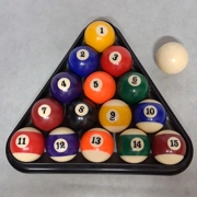 Vintage Billiard Balls Cue Ball and Rack - Complete Set 16 Balls