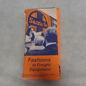1970 Santa Fe Railway Railroad Fashions In Freight Equipment 9 Brochures Folder