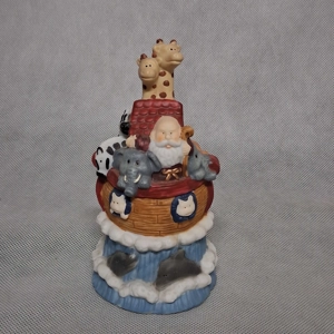 Noah's Ark Ceramic Dinnter Bell 5 3/4