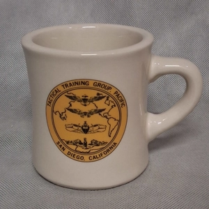 US Navy Coffee Mug Tactical Training Group Pacific San Diego CA CONRAD Intel
