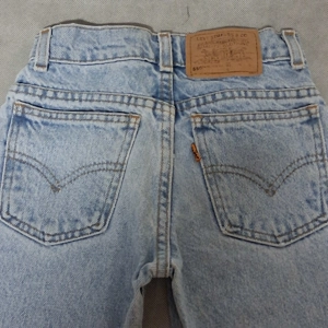 1990's Little Levi's Orange Tab Blue Jeans Youth Size 6 Reg 550 Relaxed Fit Lght