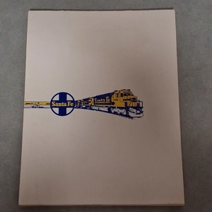 1969 Santa Fe Railway Calendar Tablet - New
