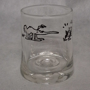 BC Comics Anteater Low Ball Whiskey Glass 3