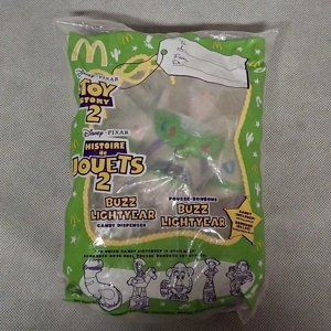 1999 McDonald's Toy Story 2 Buzz Lightyear Candy Dispenser New in Sealed Package
