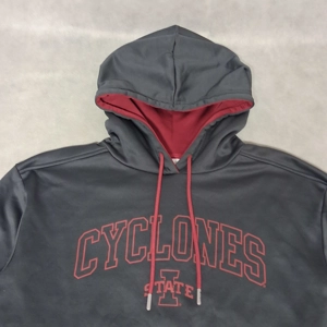 Champion Iowa State Cyclones Pullover Hoodie Sweatshirt Men's Medium Gray NWT