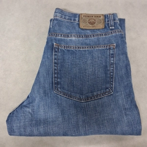 Y2K Eddie Bauer Blue Jeans Men's 34x32 Classic Fit Medium Washed Denim