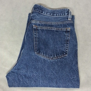 Y2K Gap Original Fit Blue Jeans Men's 34x32 Dark Wash Button Fly Tapered Leg 109