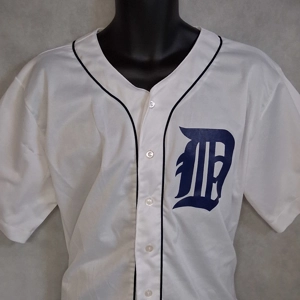 Vintage Rawlings Detroit Tigers Baseball Jersey Men's XL White