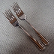 Oneida Seaward Salad Forks 2 Stainless Steel 6 5/8