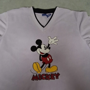 Y2K Disney Mickey Sweatshirt Women's XL Purple Fleece Pullover Mickey Mouse