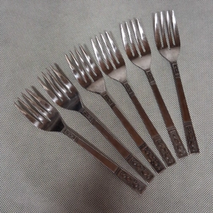 Interpur Cortina Salad Forks 6 Stainless Steel 6 1/4