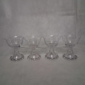 Imperial Glass Candlewick Liquor Cocktail Glasses 4 in Set 4