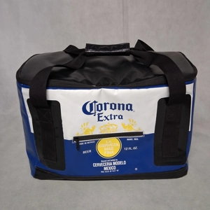 Large Corona Beer Soft Side 42 Can Insulated Beach Cooler Blue 17