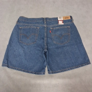Y2K Levi's 515 Blue Jean Shorts 14 (34x7) Medium Washed New With Tags