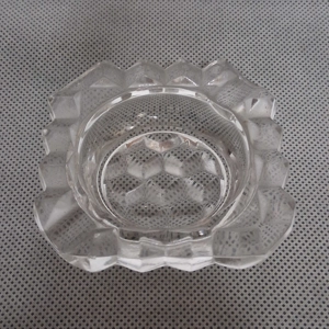 American Fostoria Small Square Glass Ash Tray 3