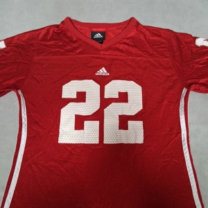 Adidas Nebraska Cornhuskers Football Jersey Girl's Youth Large Red #22