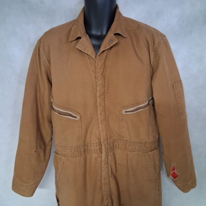 Big Ben Insulated Coveralls Men's 42/44 Long Khaki Stains and Tears