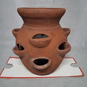 XL Terracotta Strawberry Herbs Hens & Chicks Planter Pot Jar 12 Pockets 18