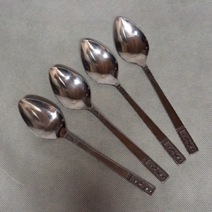 Interpur Cortina Oval Soup Spoons 4  Stainless Steel 7 1/4