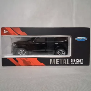 Kings Toy Toyota Land Cruiser SUV 1:24 Scale Diecast Black New in Sealed Box