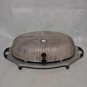 Finders Mfg Holliwood Electric Steak Broiler Hammered Aluminum WORKS