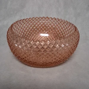 Hocking Miss America Pink Depression Glass Cupped Console Serving Bowl 8.5