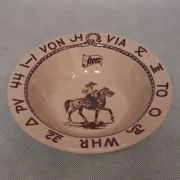 Wallace Westward Ho Rodeo Storz Beer Cereal Bowl 6 5/8