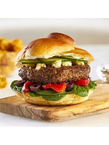 Freeze dried angus beef hamburger 6 (1/3lb) patties 2lbs 80/20