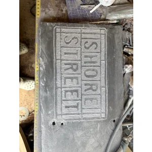 Old Belfast Slate Carved Street Signs Custom