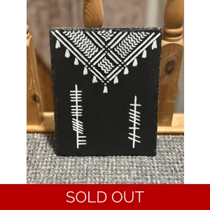 Ogham ‘Free Gaza’ Limited Run Keffiyeh Slate- CHARITY