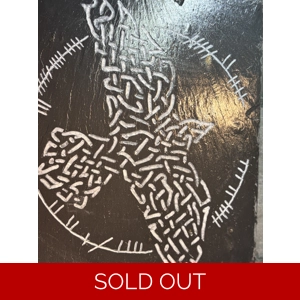 “Small Free Birds Fly” Reclaimed Slate Carving