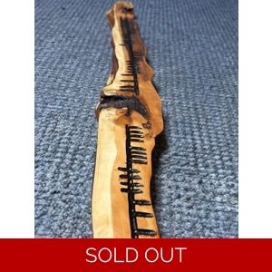 Ogham Yew “Bless This House” Wall Decoration