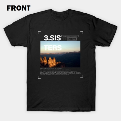 Awupdee Unisex T-Shirt P2003 Three Sisters