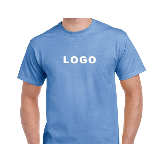 product Image for Men's Plain Custom Logo Printed Round-Neck T-shirts